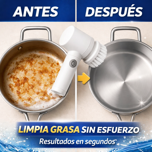 Magic Brush 5 en 1 – Limpia Grasa Difícil en Segundos